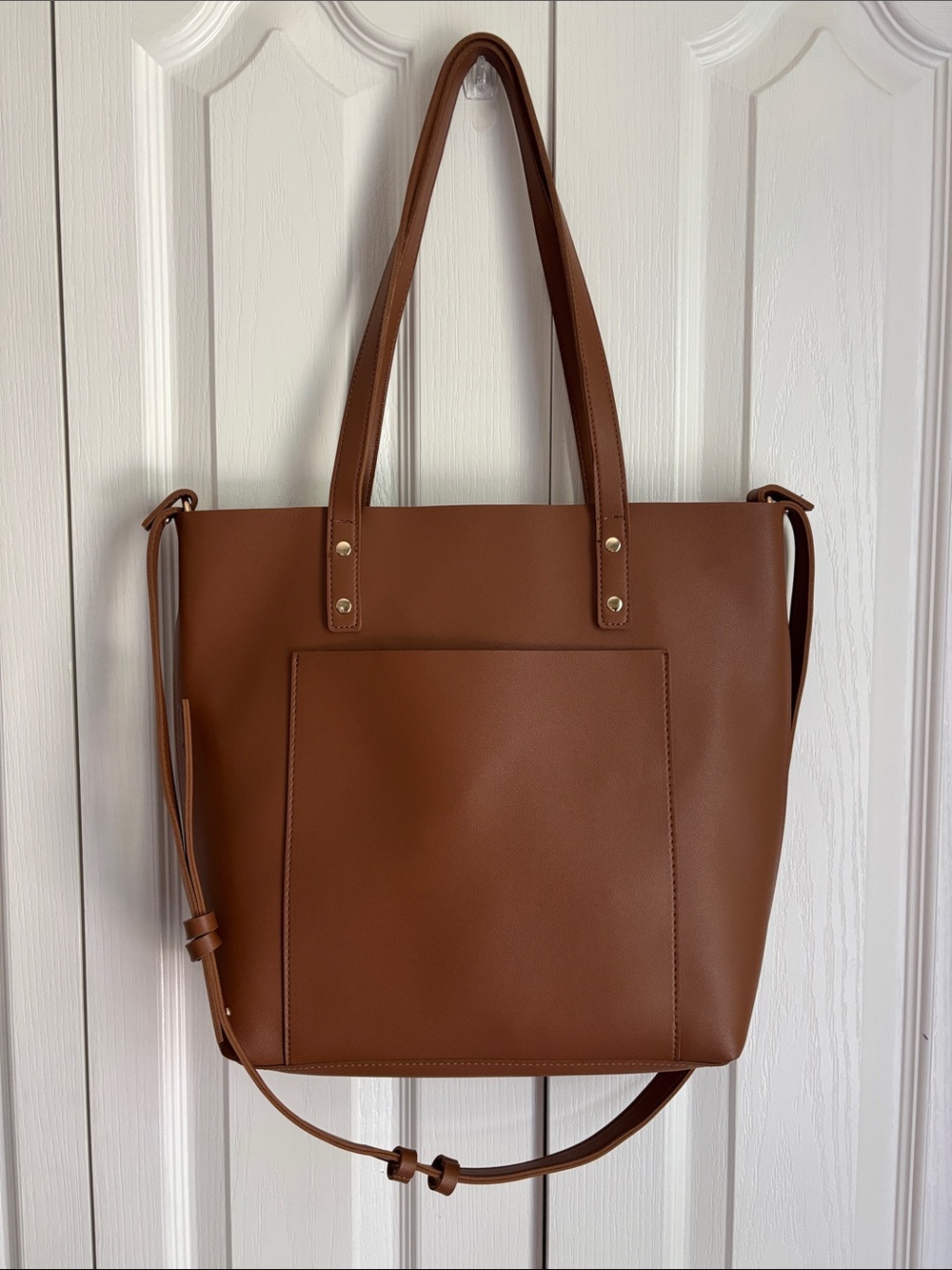 Henny + Liv Vegan Leather Tote Bag Purse. NWOT